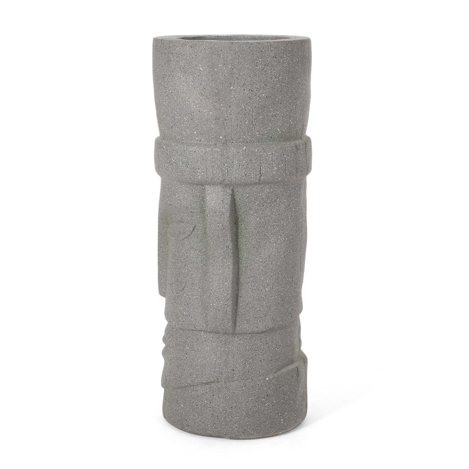 Classic Flower Planter stone gray magnesium oxide material on Tampa Home & Garden Store