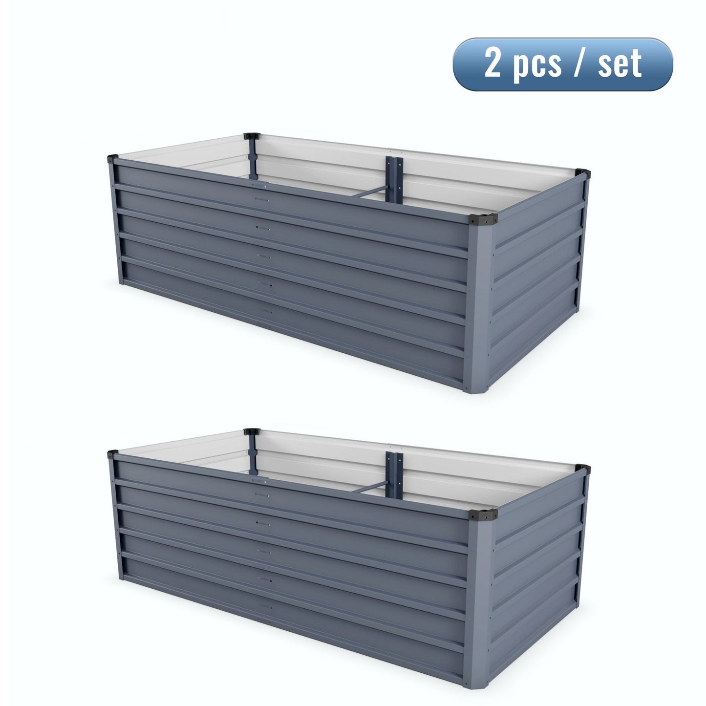Sturdy Outdoor Garden Bed and Coated Steel Frame