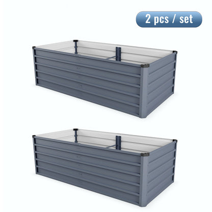 Sturdy Outdoor Garden Bed and Coated Steel Frame