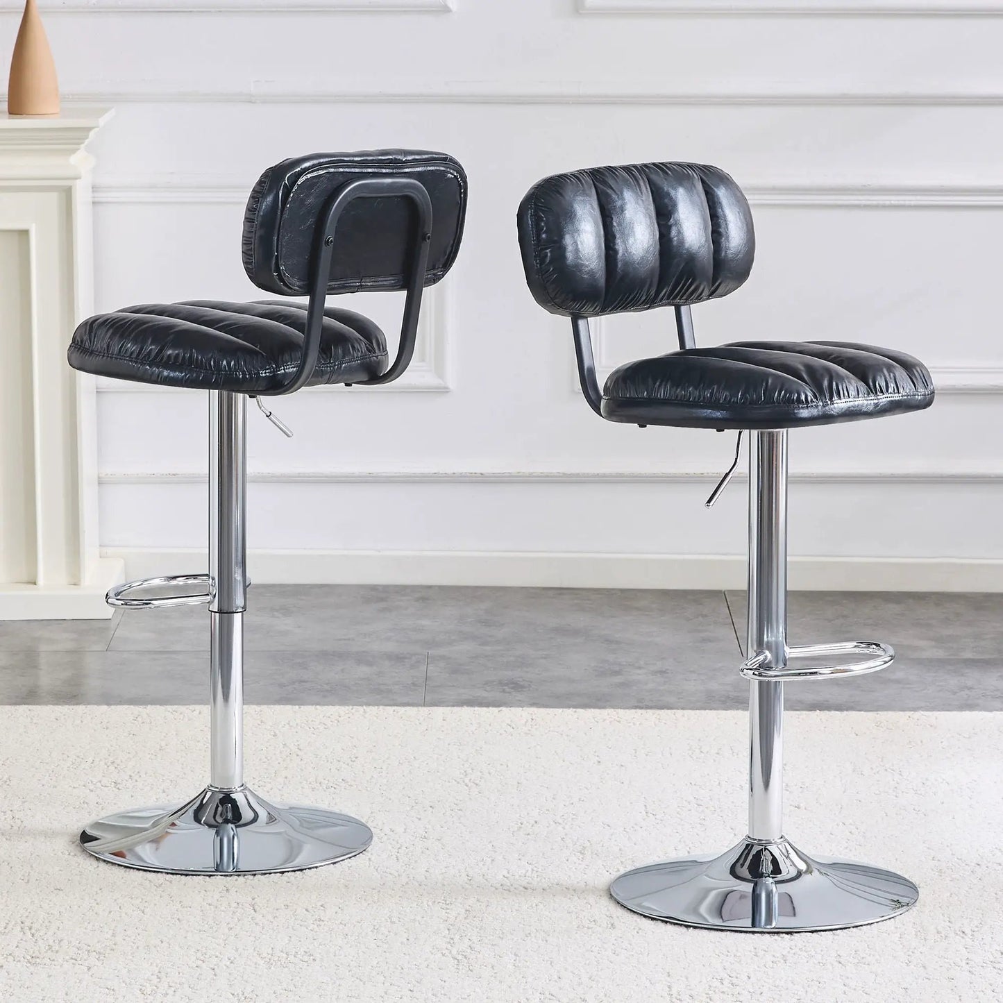 Adjustable Bar Stools With Footrest For Island