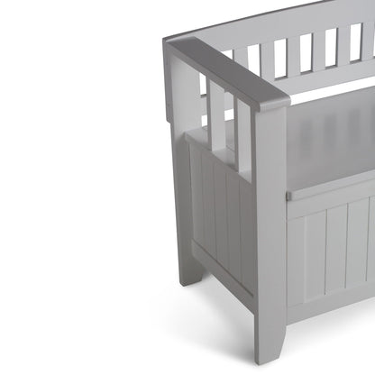 Acadian Entryway Storage Bench with Lift Lid