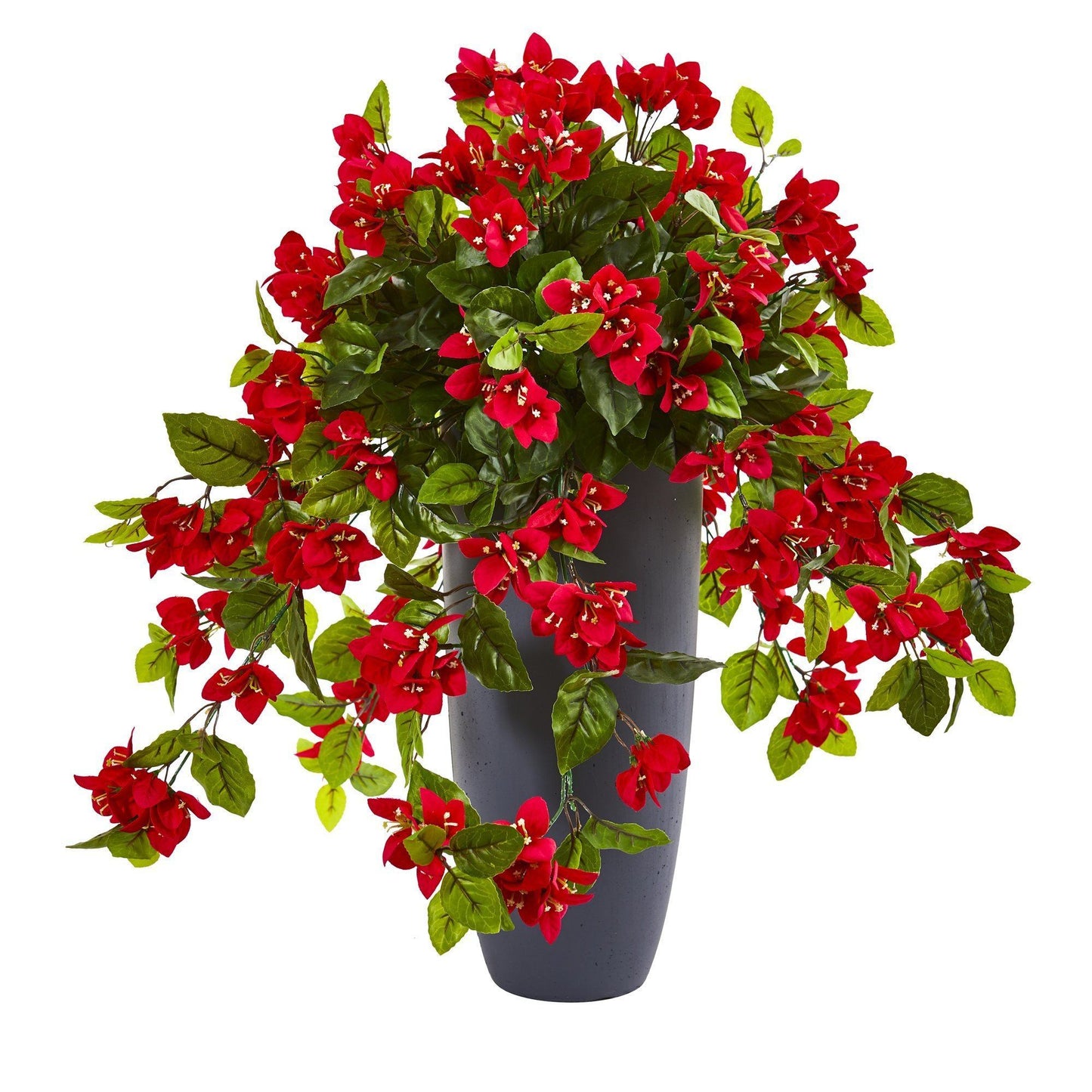 26” Bougainvillea Artificial Plant in Planter UV Resistant (Indoor/Outdoor) - Tampa Home & Garden Store