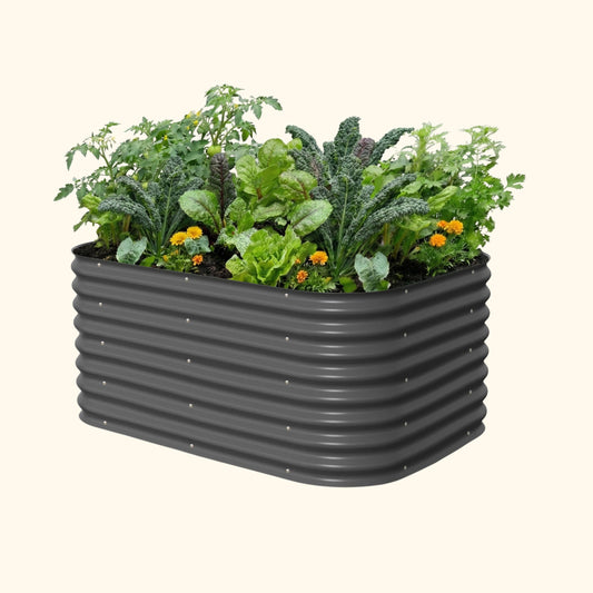 26" Tall 6 In 1 Medium Modular Metal Raised Garden Bed Kit - Tampa Home & Garden Store