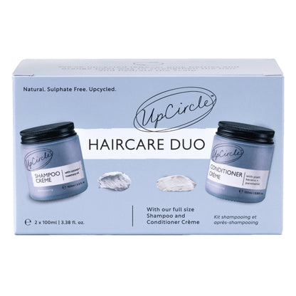 UpCircle Shampoo + Conditioner Haircare Duo kit in a pale blue box with two labeled bottles on Tampa Home & Garden Store