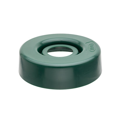 Sprinkler Guard 5-inch Donut Orbit Irrigation green plastic surrounding sprinkler head on Tampa Home & Garden Store
