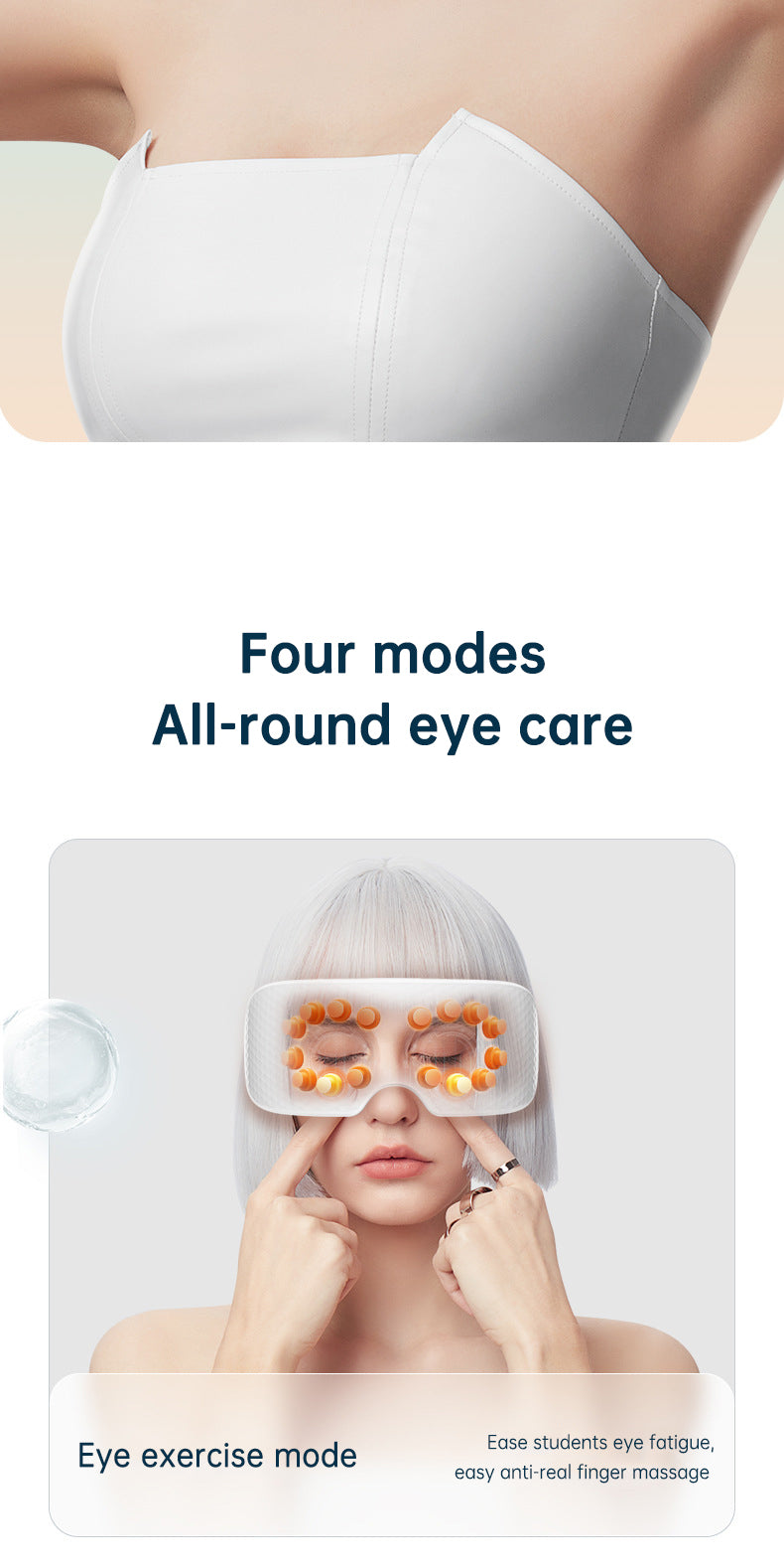 New Arrival Dry Eye Massage And Heating Steam Eye Massage Equipment Vibration Electric Eye Steam Massager - Tampa Home & Garden Store