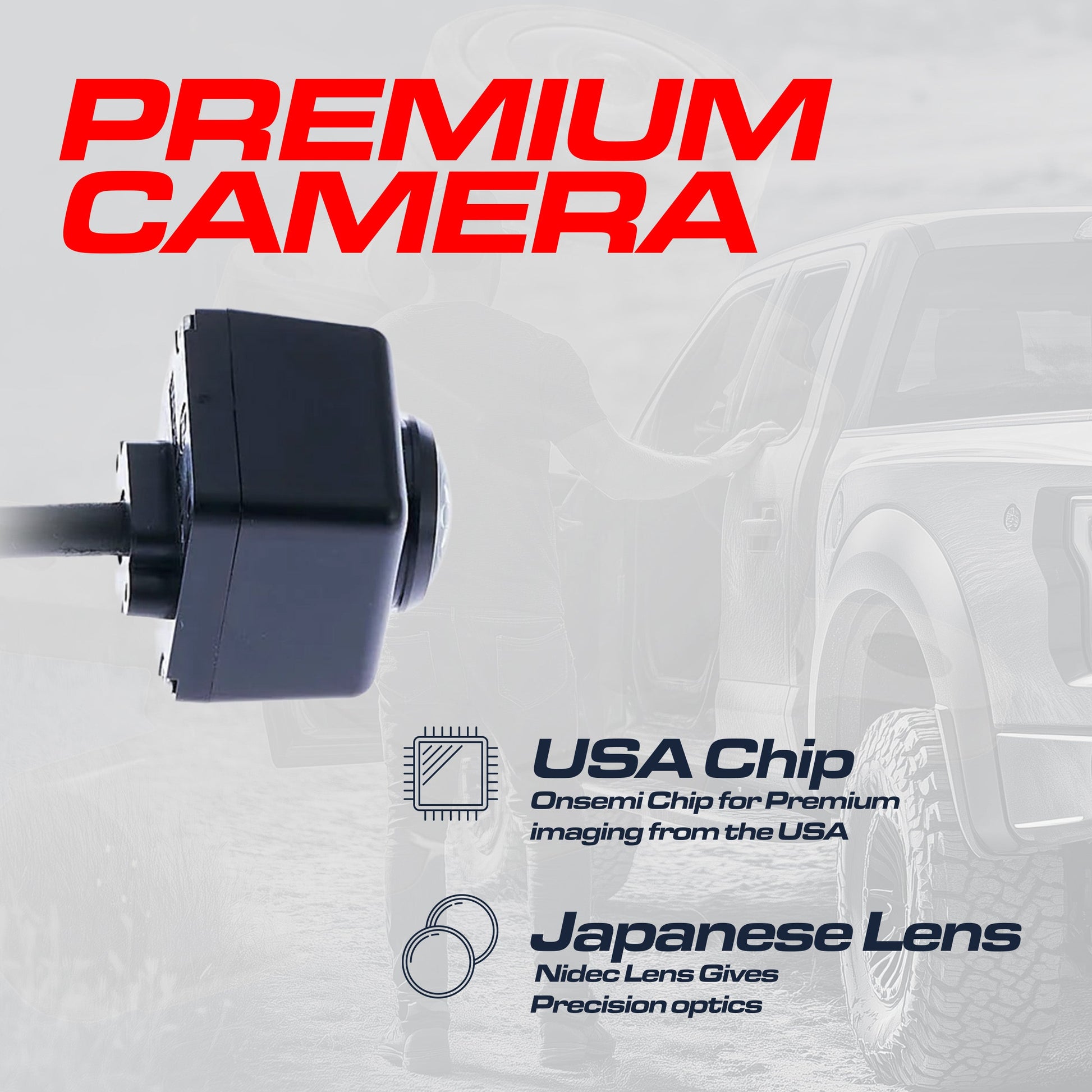 Nissan Pathfinder AVM backup camera OEM replacement, Master Tailgaters, black housing on Tampa Home & Garden Store