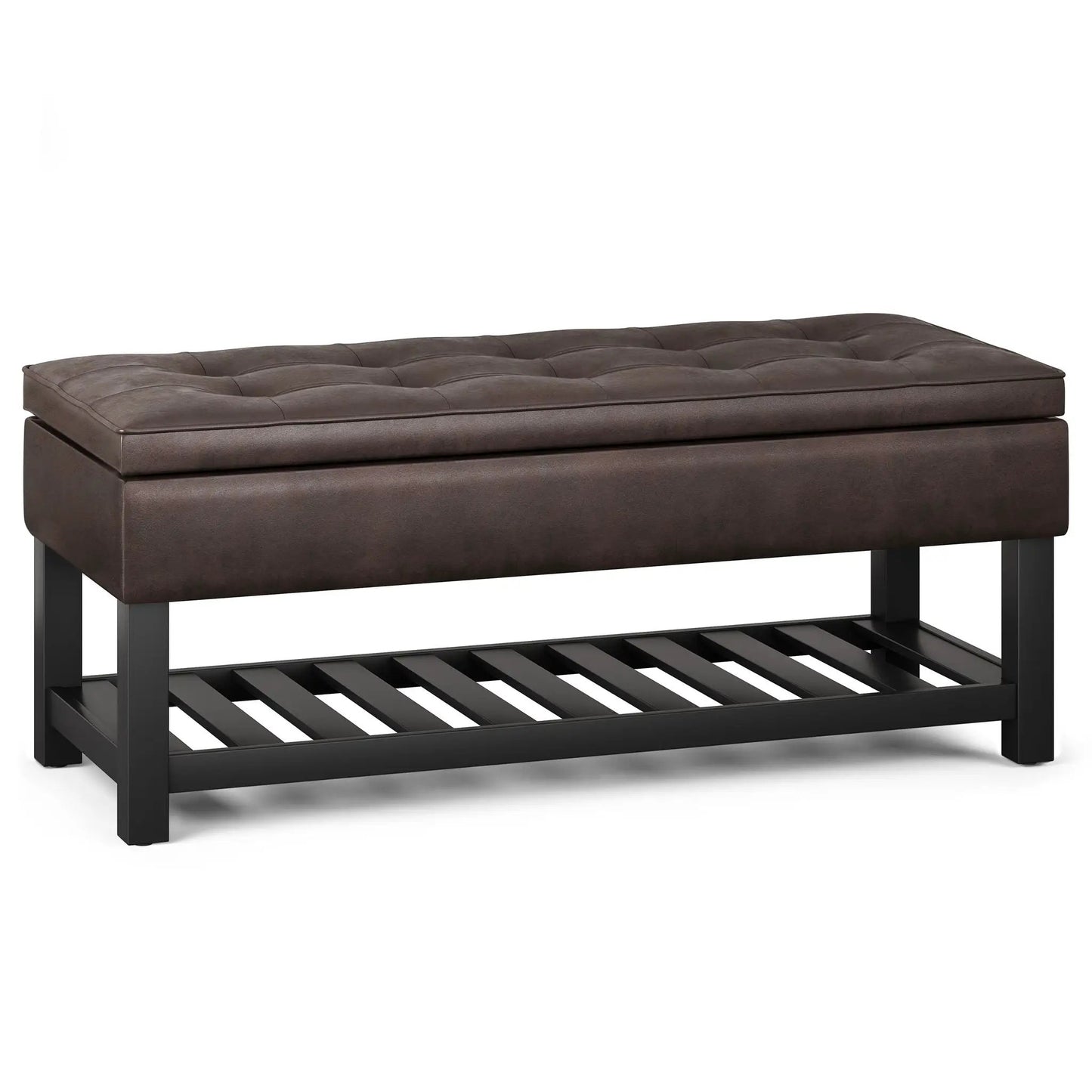 Cosmopolitan Storage Ottoman Bench Open Bottom