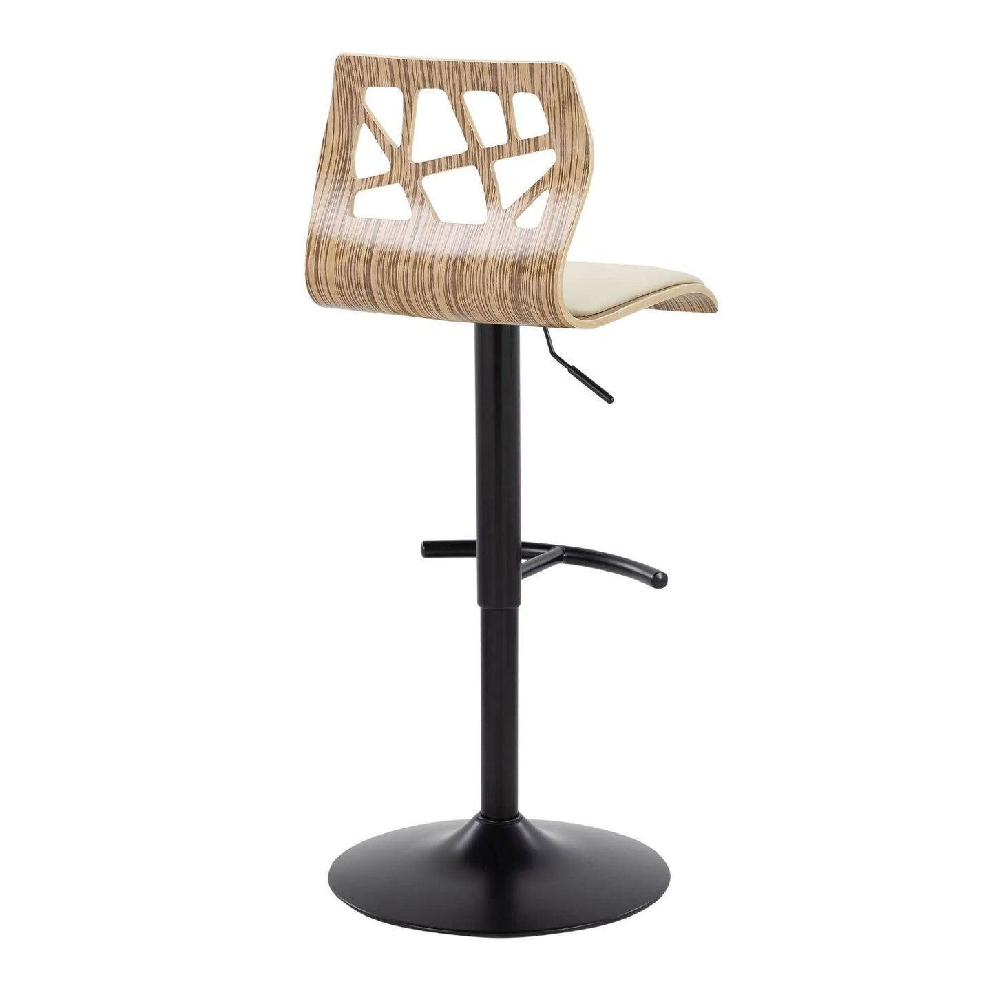 Folia Adjustable Barstool With Swivel Footrest