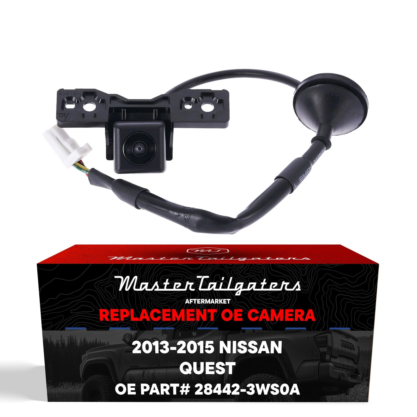 Backup camera for Nissan Quest LE 2013-2015 OEM replacement by Master Tailgaters harness on Tampa Home & Garden Store