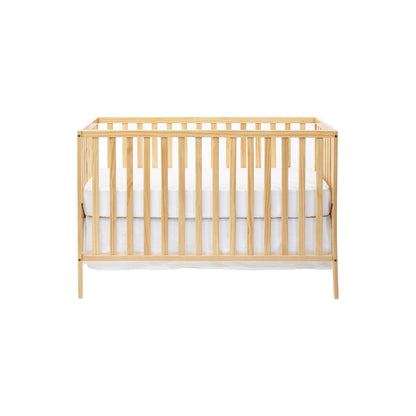Palmer 3-in-1 Convertible Island Crib natural wood by Unique Piece Furniture with slatted sides on Tampa Home & Garden Store