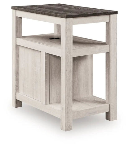 Fendenmore Chair Side End Table With USB Ports