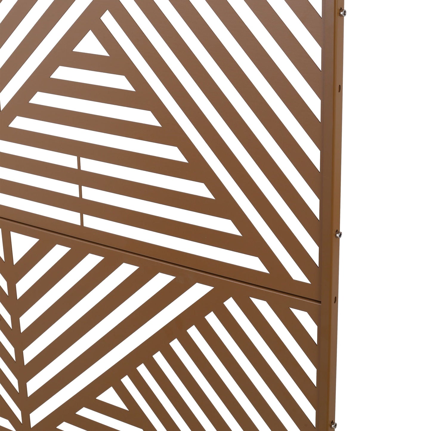 Freestanding Metal Privacy Screen and Stand