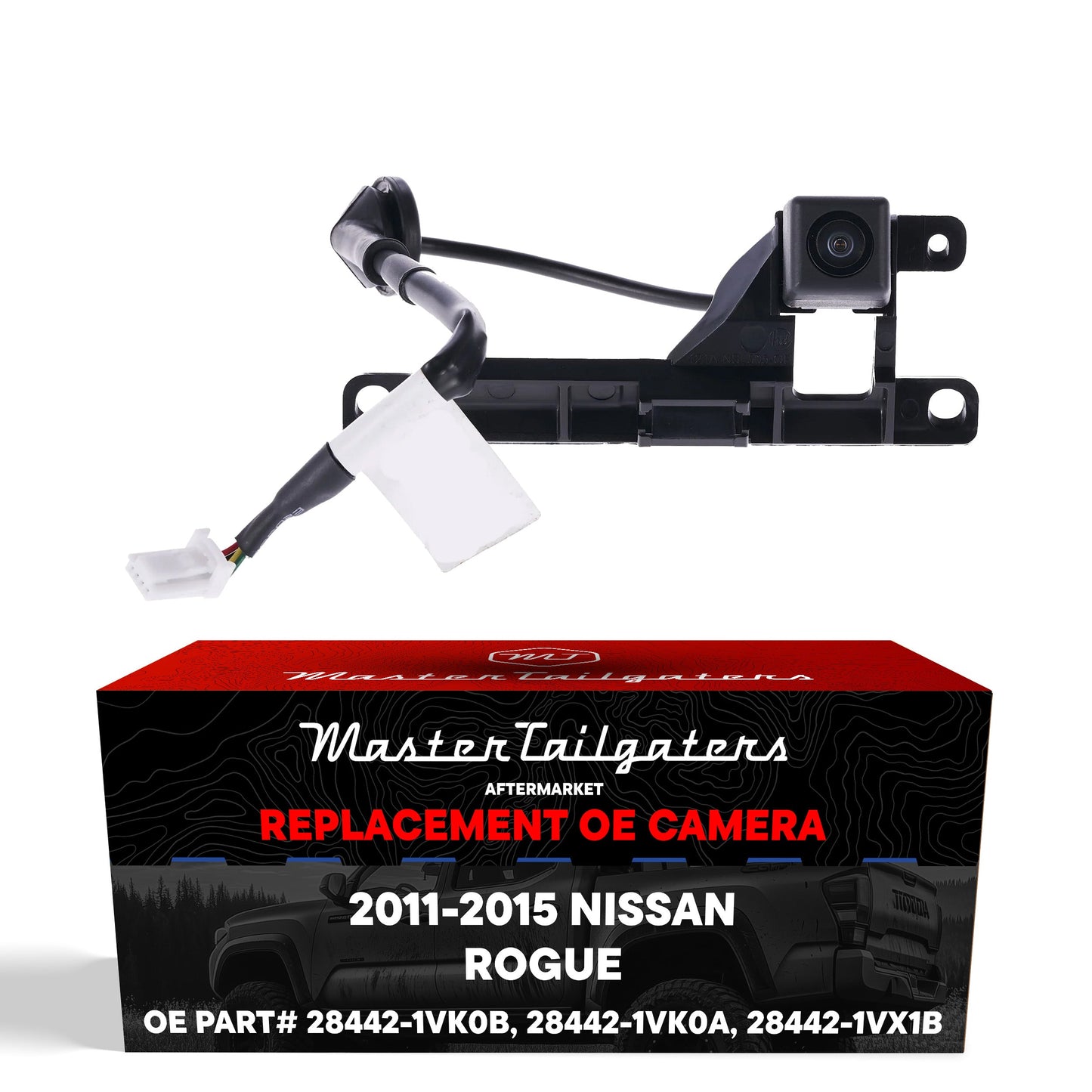 Backup camera by Master Tailgaters for Nissan Rogue 2011-2015 with black housing on Tampa Home & Garden Store