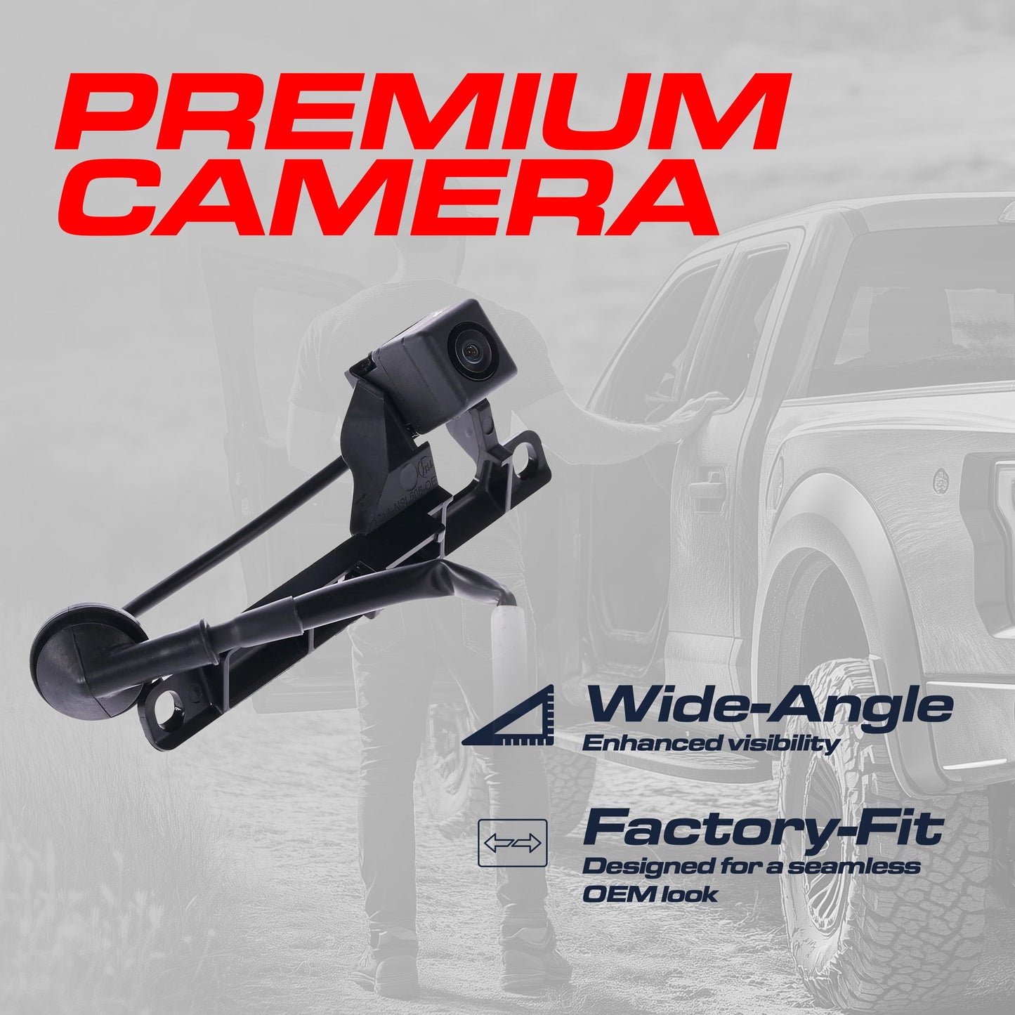 Master Tailgaters OEM Nissan Rogue backup camera for 2011–2015, black wired camera on Tampa Home & Garden Store