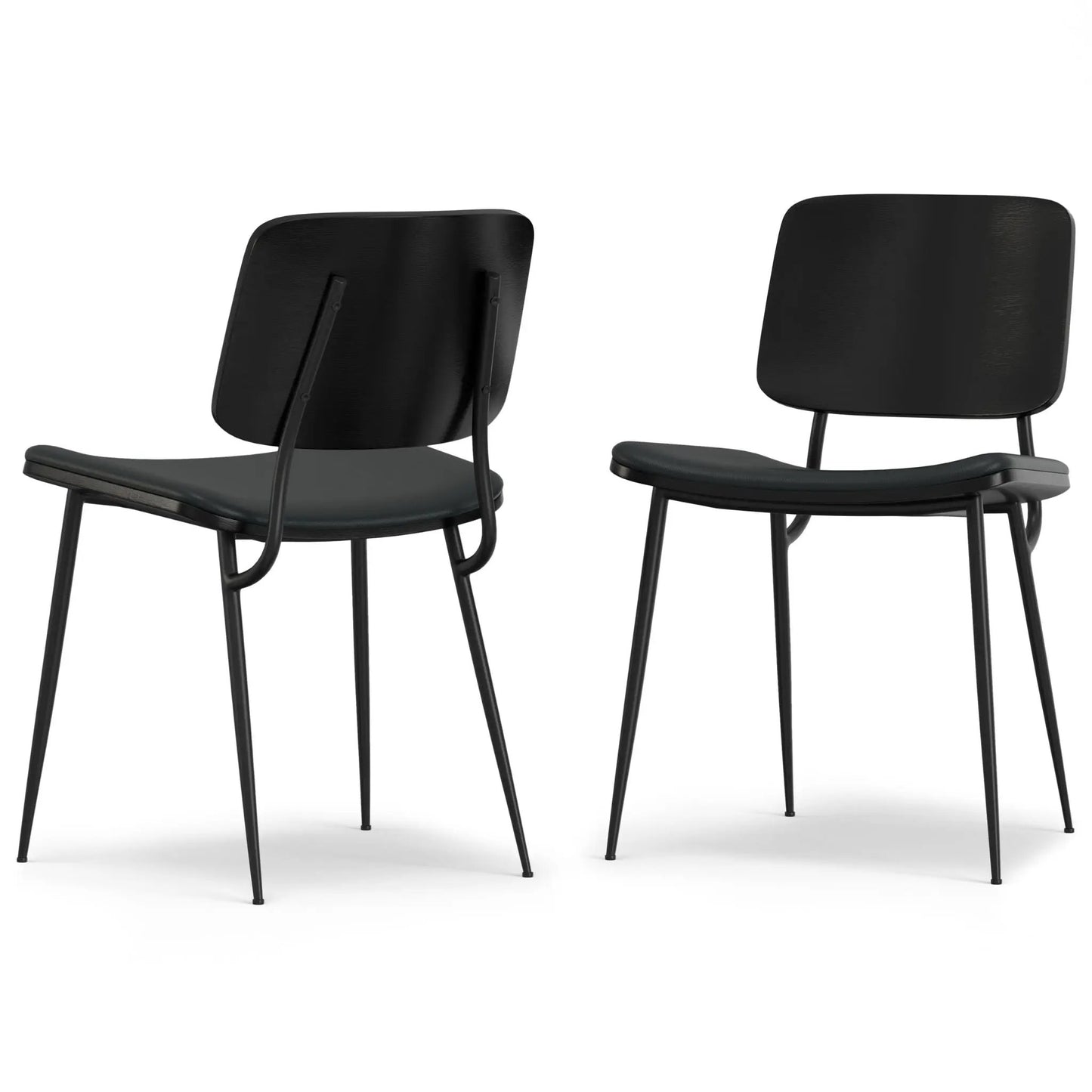 Hayley Ergonomic Dining Chair Set of Two