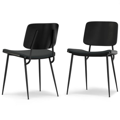 Hayley Ergonomic Dining Chair Set of Two