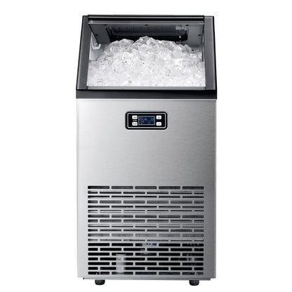 Freestanding ice maker Z5845A by Kismile in stainless steel with digital control panel on Tampa Home & Garden Store