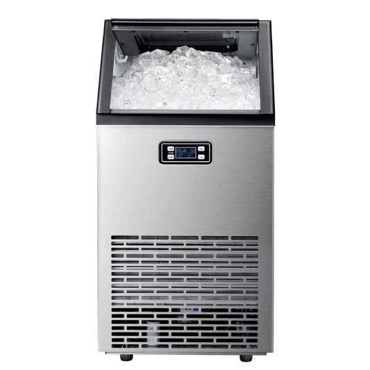 Freestanding ice maker Z5845A by Kismile in stainless steel with digital control panel on Tampa Home & Garden Store