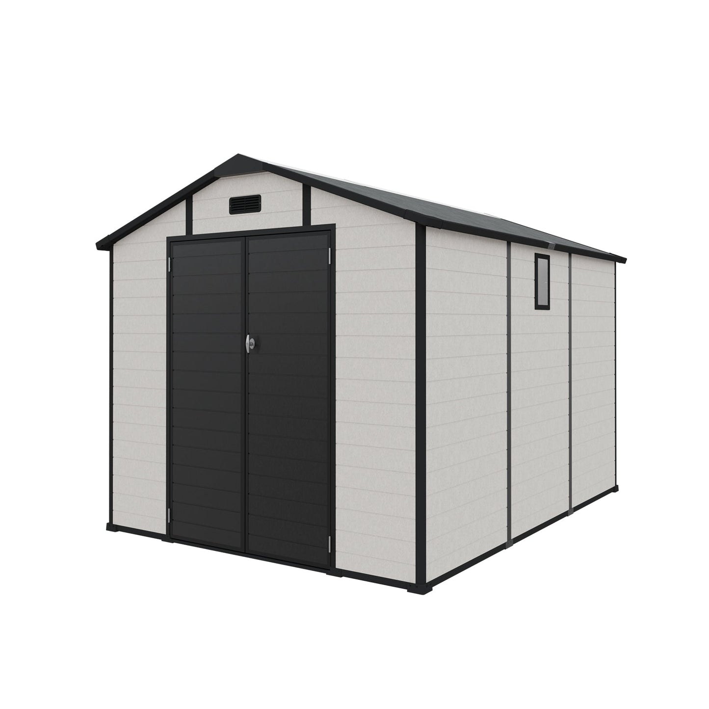 Sturdy 8x10 Ft Plastic Shed for Home and Garden