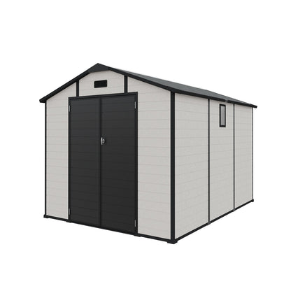 Sturdy 8x10 Ft Plastic Shed for Home and Garden