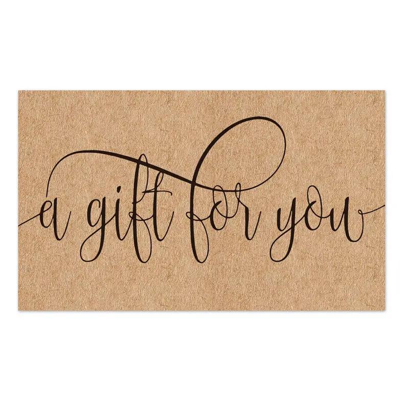 English Holiday Thank You Card for Do It Yourself