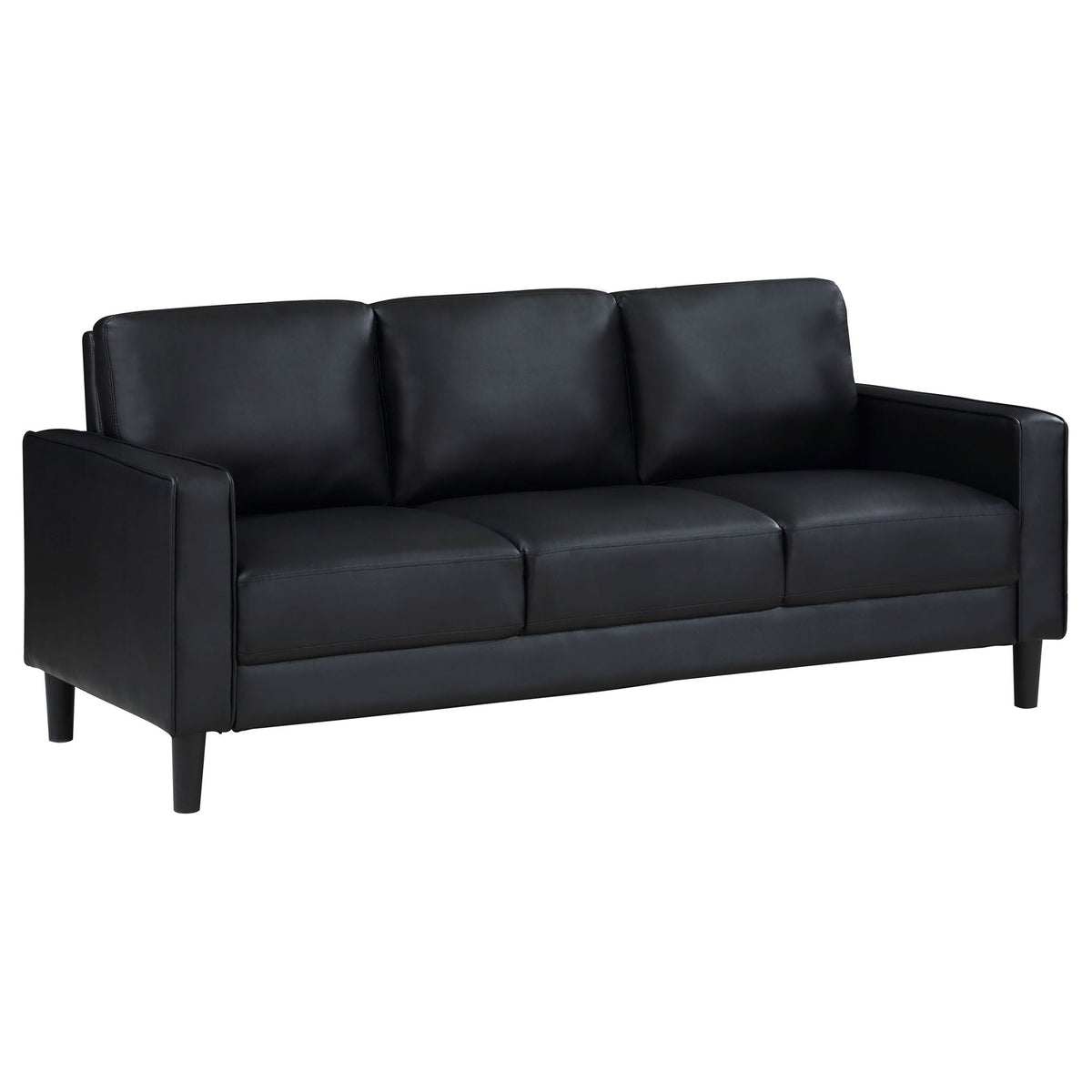 Farallone Contemporary Track Arm Plush Sofa