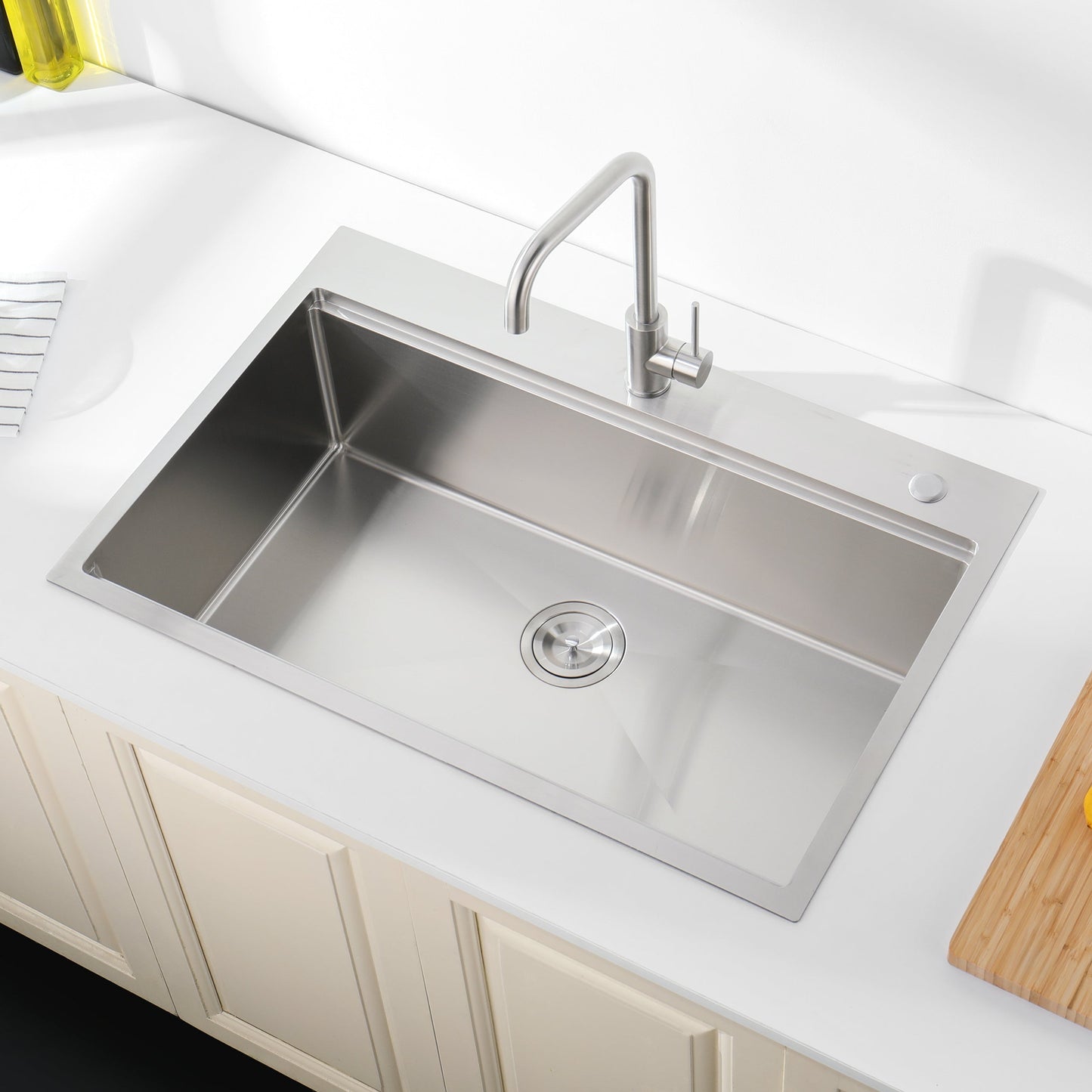 Brushed Stainless Steel Kitchen Sink for Home
