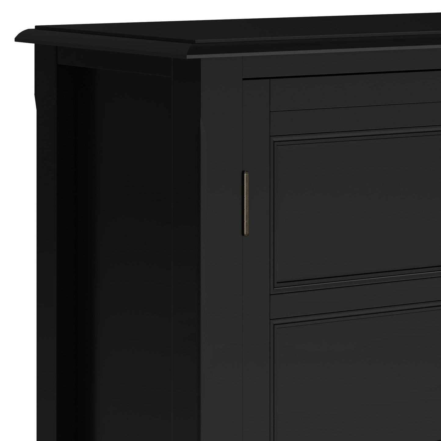 Burlington Handcrafted Low Storage Cabinet black finish HouseOfZazla accent cabinet on Tampa Home & Garden Store