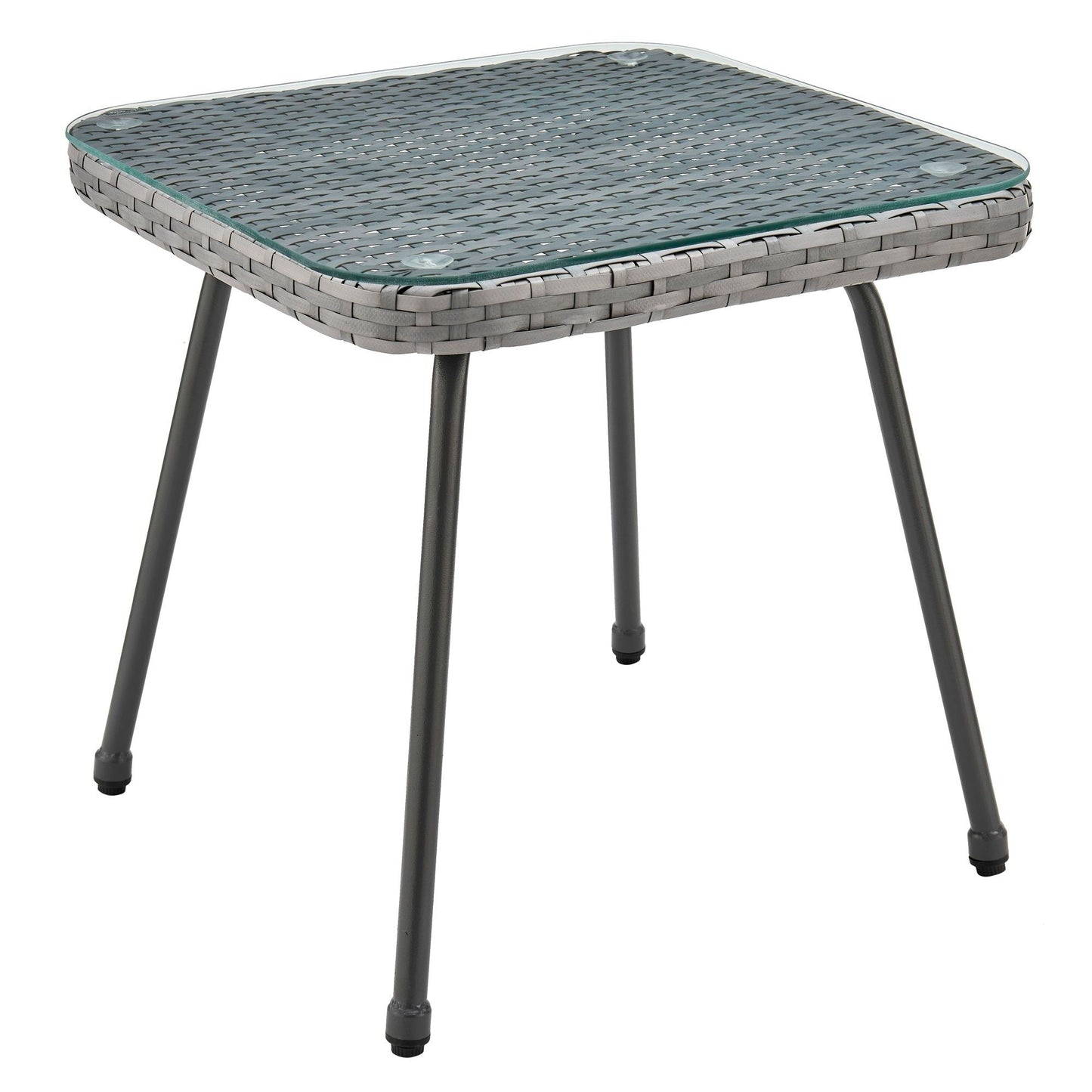 Modern Three Piece Outdoor Patio Conversation Set
