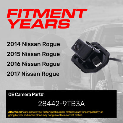 Nissan Rogue OEM backup camera replacement by Master Tailgaters, OE Part 28442-9TB3A on Tampa Home & Garden Store