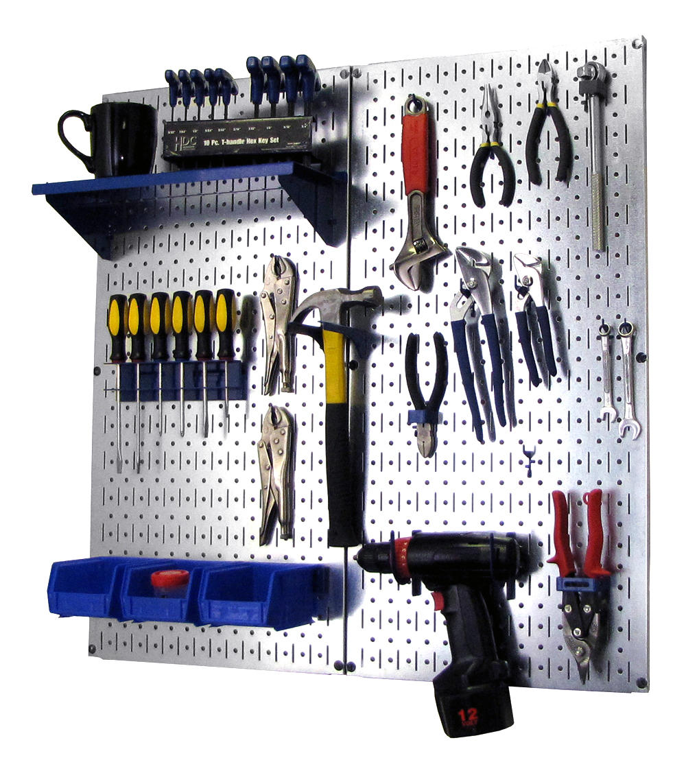 Heavy Duty Metal Pegboard Tool Storage Kit