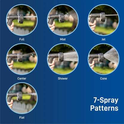 Pro Flo Metal Rear Trigger Nozzle Set Orbit Irrigation, 7 spray patterns Garden on Tampa Home & Garden Store