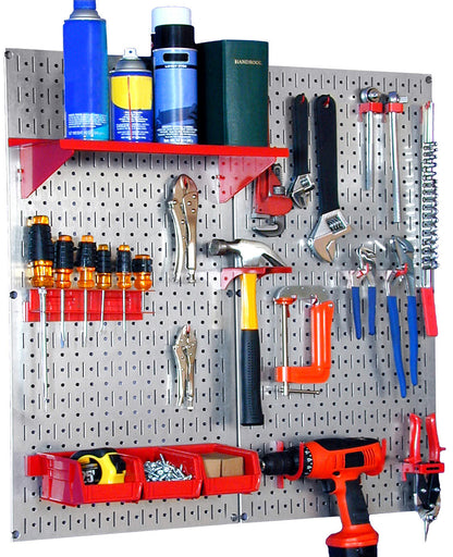 Heavy Duty Metal Pegboard Tool Storage Kit