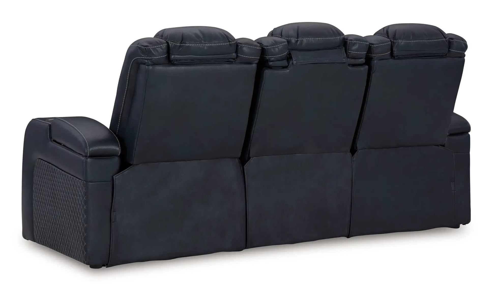 Fyne-dyme power reclining sofa with adjustable headrests, leather, Unique Piece Furniture on Tampa Home & Garden Store