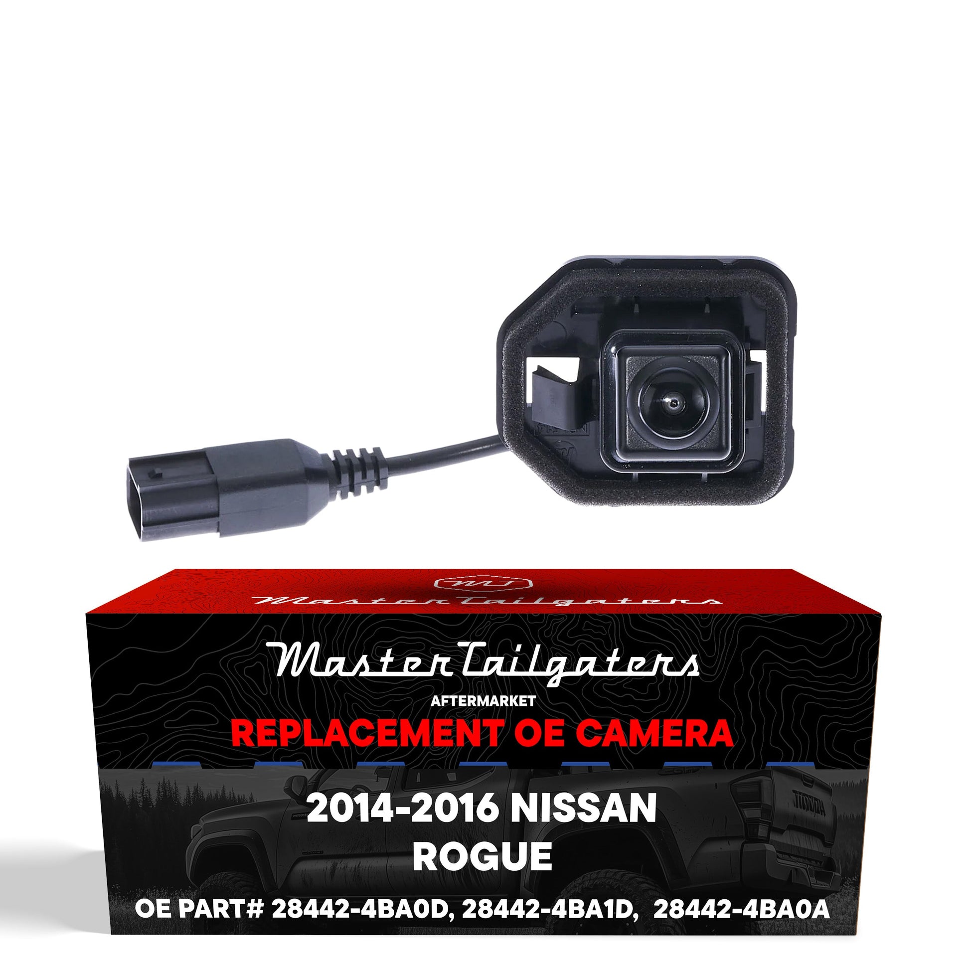 Master Tailgaters Nissan Rogue OEM backup camera for 2014-2016, black housing on Tampa Home & Garden Store