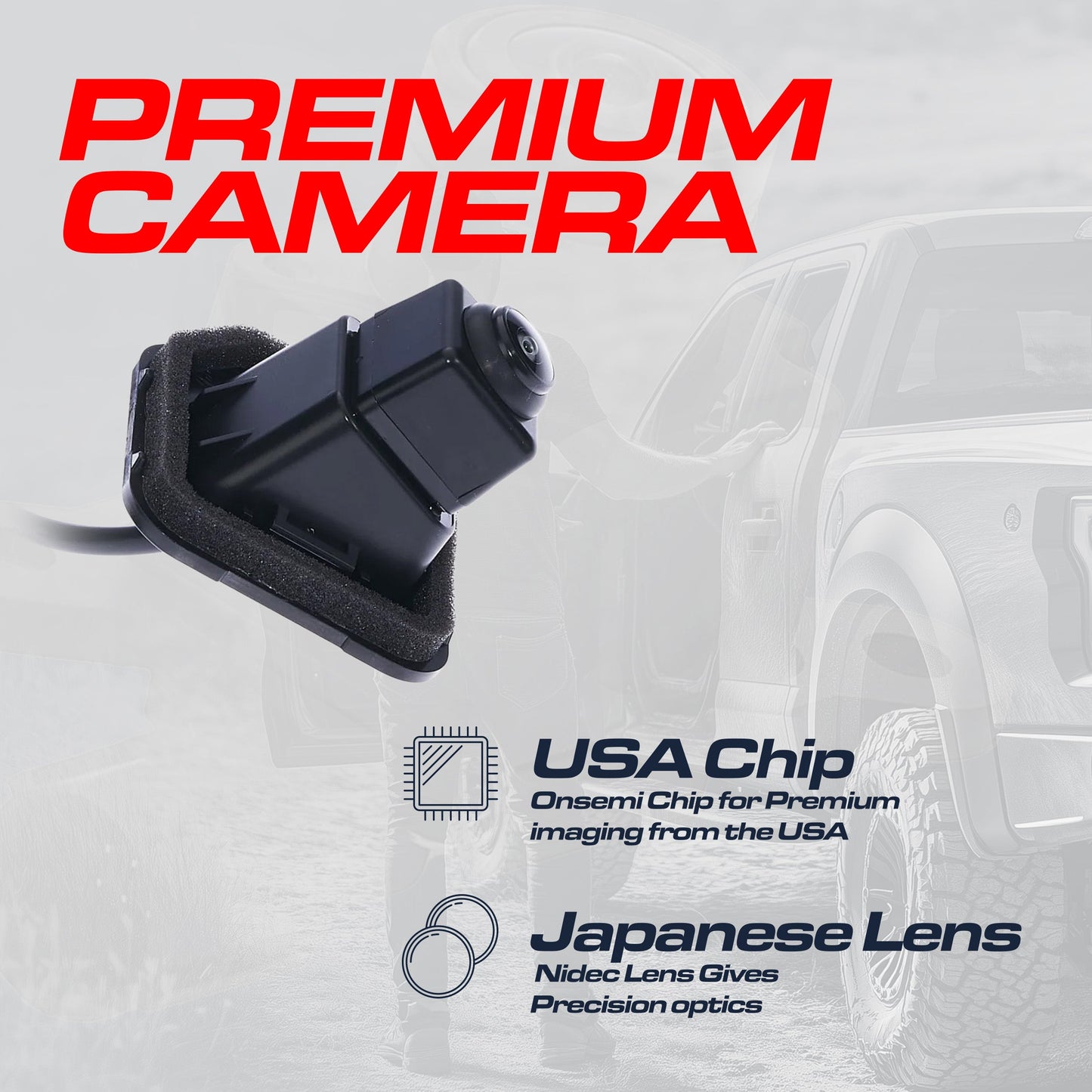 Master Tailgaters Nissan Rogue S OEM backup camera, black housing, OEM replacement on Tampa Home & Garden Store