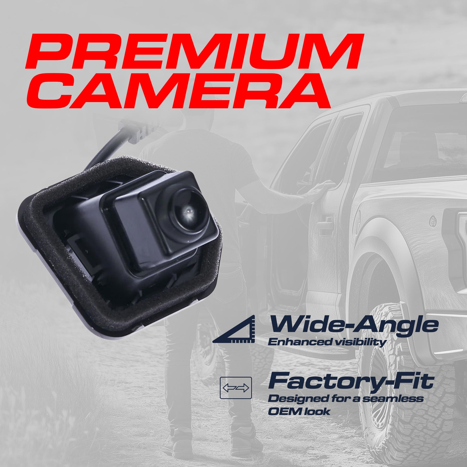 Nissan Rogue S OEM replacement backup camera, 2014–2016, black housing by Master Tailgaters on Tampa Home & Garden Store