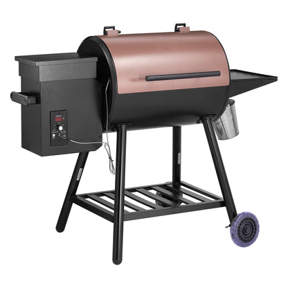 Wood Pellet Grill Smoker for Outdoor BBQs