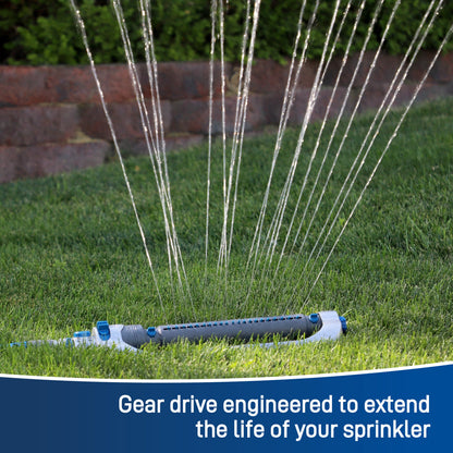 Orbit hose-end gear-drive oscillator with metal straight bar for 4,500 sq ft on Tampa Home & Garden Store