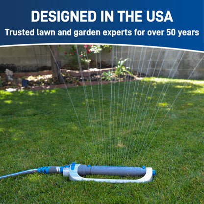 Orbit Irrigation hose end sprinkler, metal straight-bar gear-drive oscillator for 4,500 sq ft on Tampa Home & Garden Store