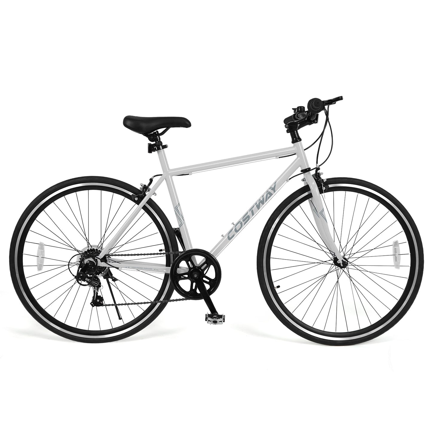 GemGear 26 inch mountain bike adjustable with gray frame, 6-speed, all-terrain rubber wheels on Tampa Home & Garden Store