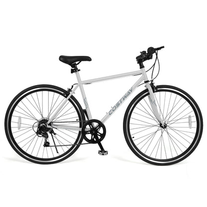 GemGear 26 inch mountain bike adjustable with gray frame, 6-speed, all-terrain rubber wheels on Tampa Home & Garden Store