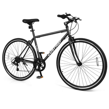 Cosway 26 Inch Mountain Bike black frame with 6-Speed and all-terrain rubber wheels GemGear on Tampa Home & Garden Store