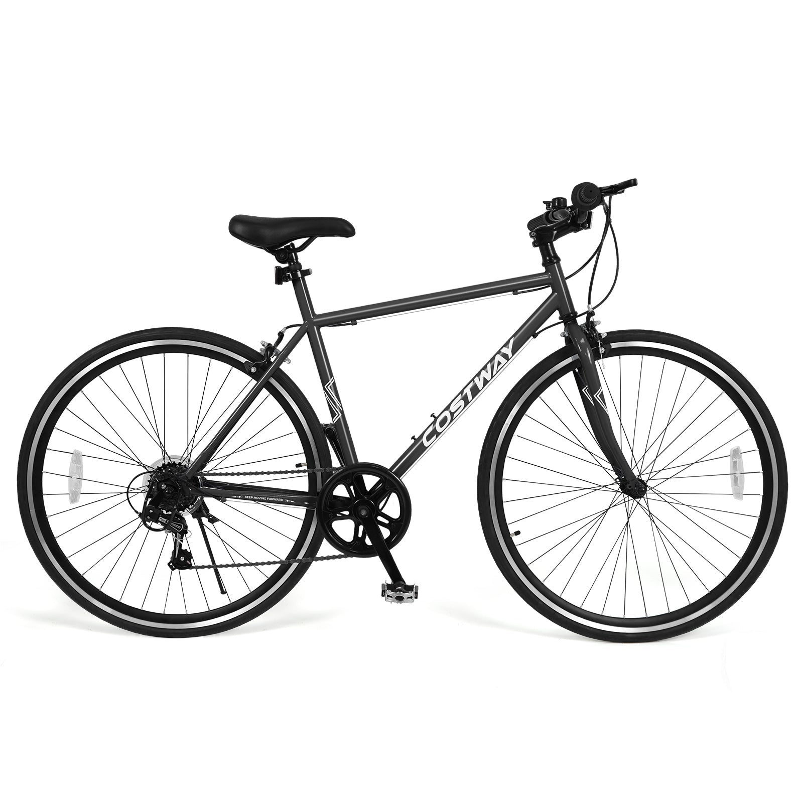 Costway 26-inch mountain bike with adjustable seat and 6-speed drivetrain, all-terrain tires on Tampa Home & Garden Store