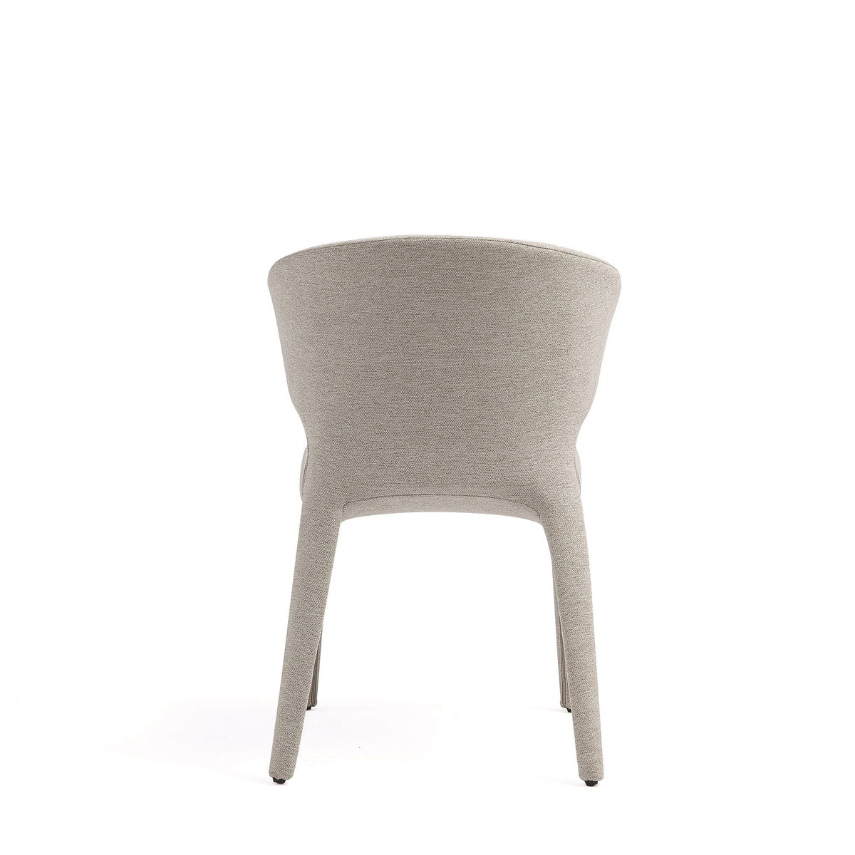 Conrad Dining Chair Set of 2 with metal frame in taupe upholstery on Tampa Home & Garden Store