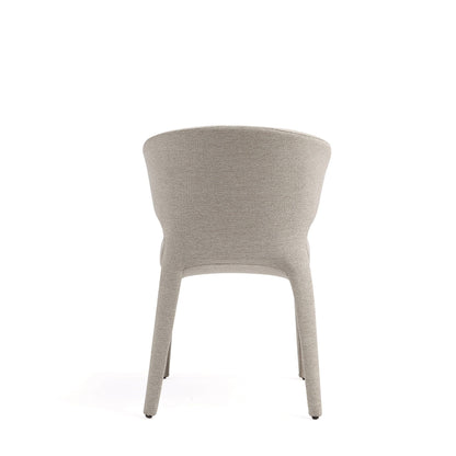 Conrad Dining Chair Set of 2 with metal frame in taupe upholstery on Tampa Home & Garden Store