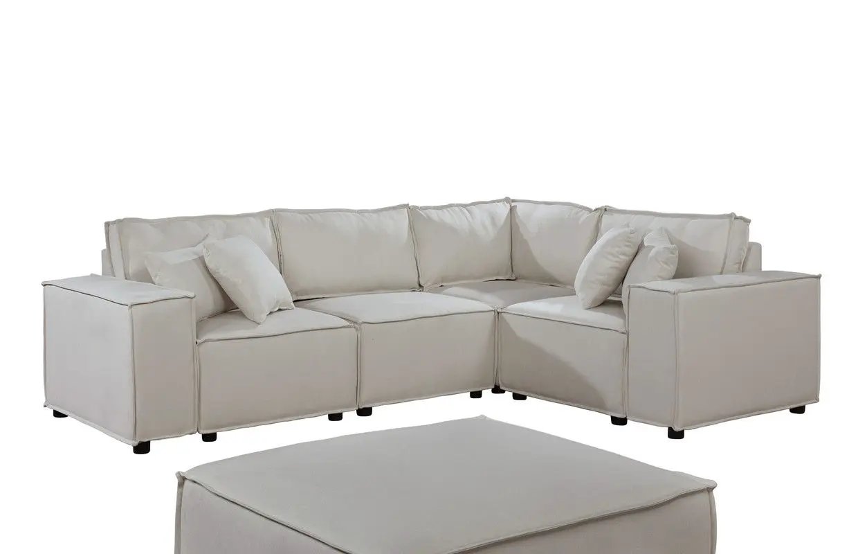 Melrose Modular Sectional Sofa with Ottoman