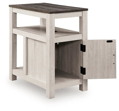 Fendenmore Chair Side End Table With USB Ports