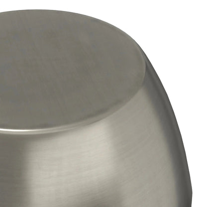 Flanigan hand crafted metal accent table round brushed steel top by Unique Piece Furniture on Tampa Home & Garden Store